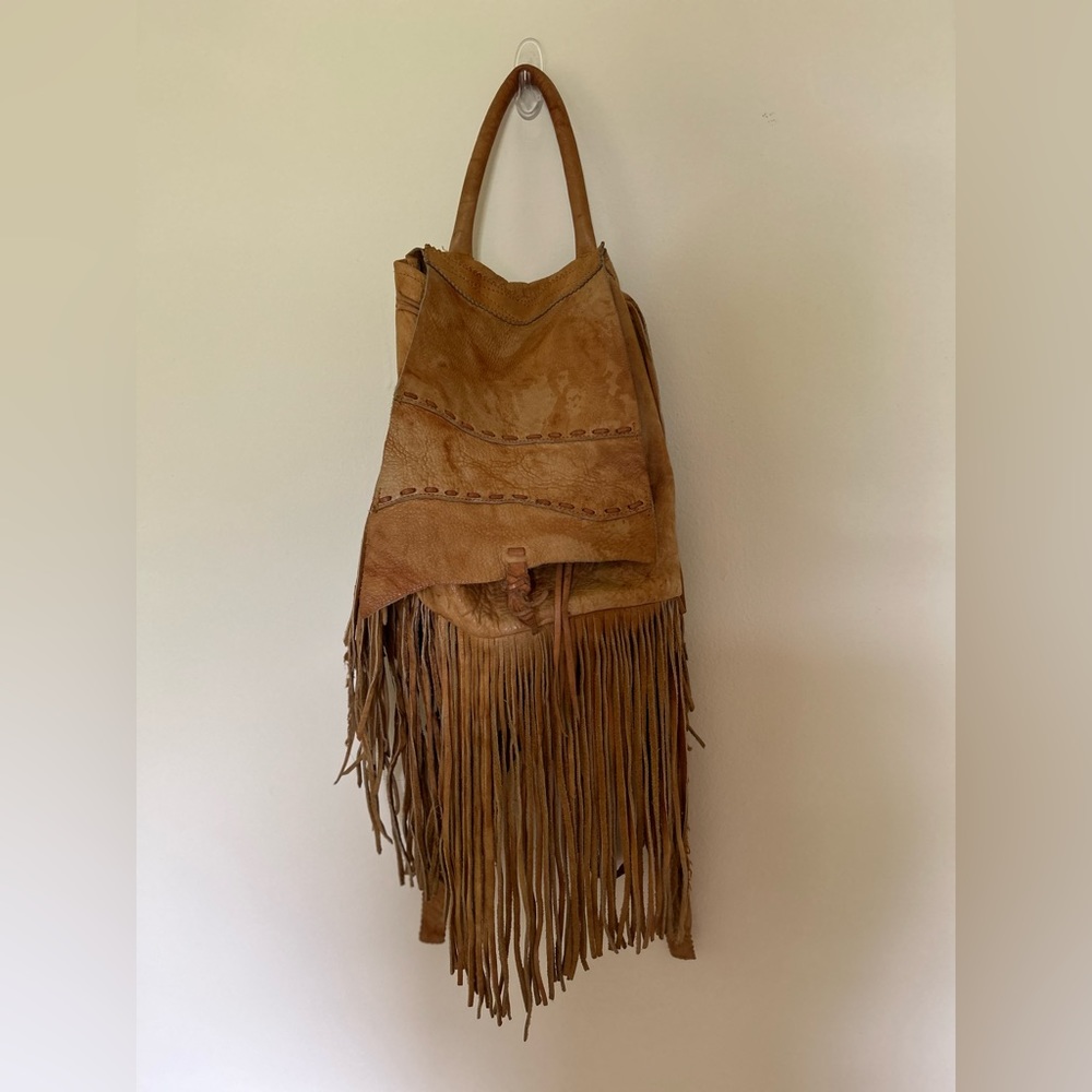 Free People Rochelle Fringe Backpack